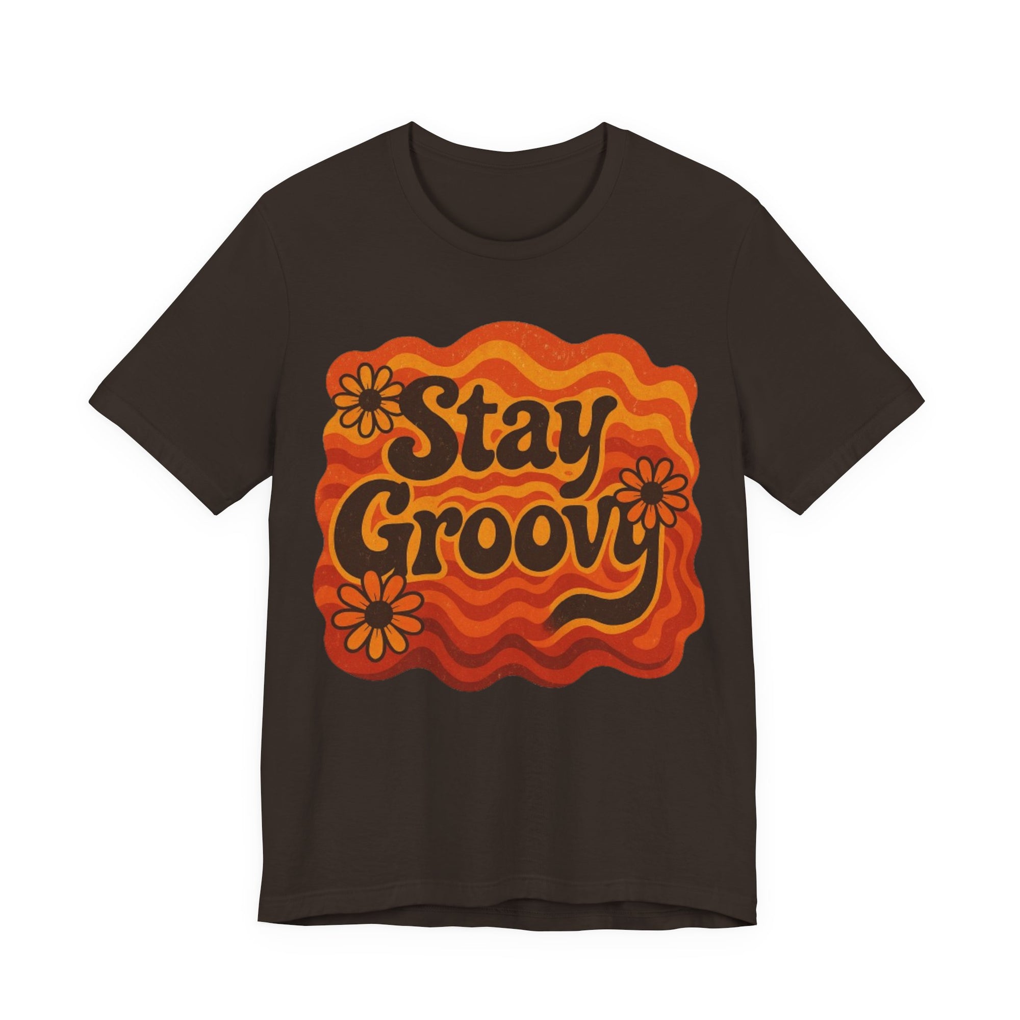 Groovy Short Sleeve Tee - Stay Groovy Graphic T-Shirt for Retro Lovers, Unisex Casual Wear, Vintage Style Gift, Summer Essential, [...]