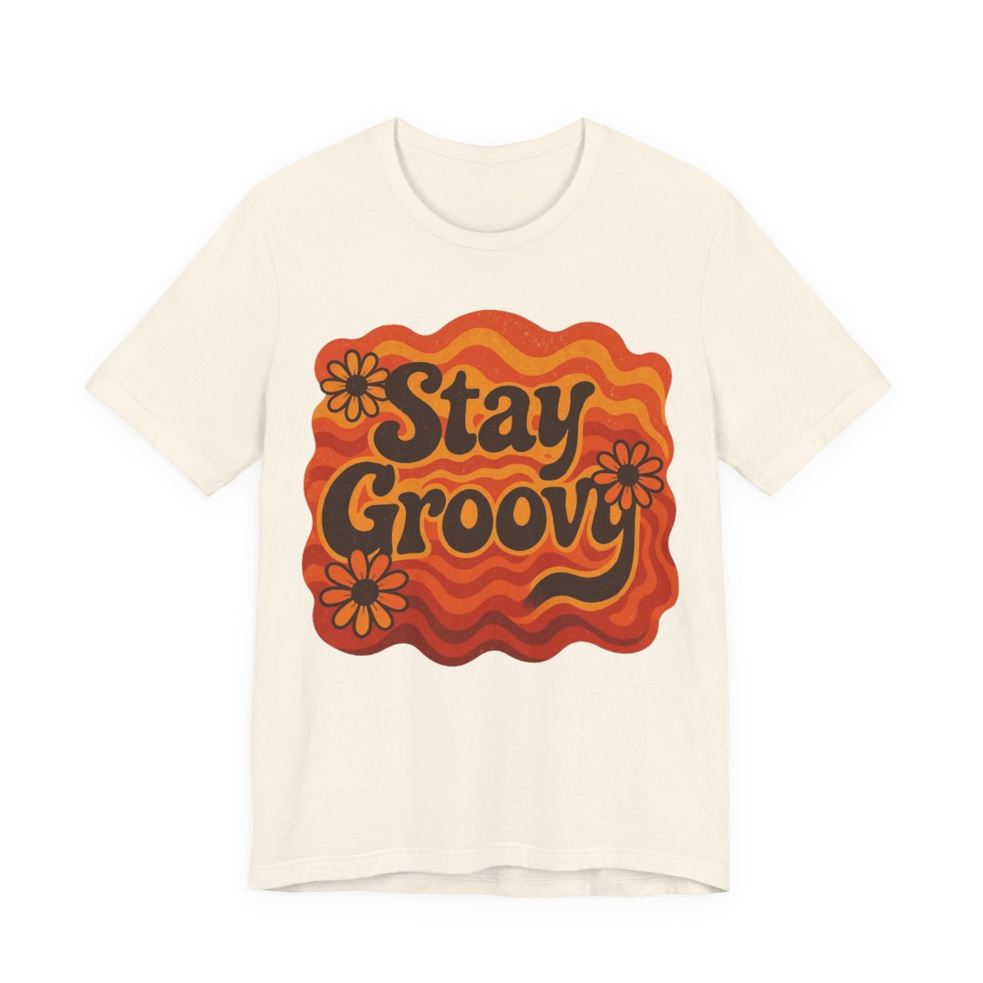 Groovy Short Sleeve Tee - Stay Groovy Graphic T-Shirt for Retro Lovers, Unisex Casual Wear, Vintage Style Gift, Summer Essential, [...]